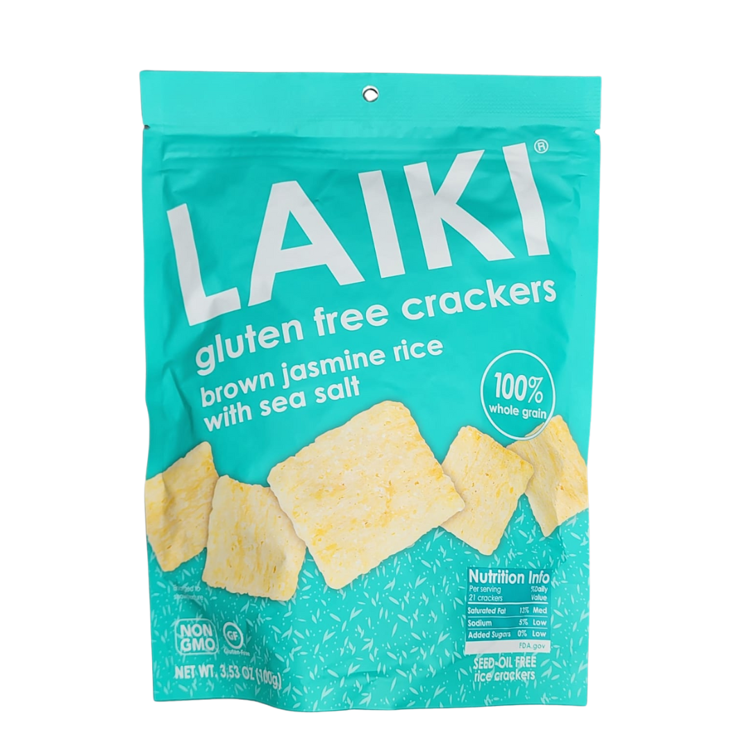 Brown Jasmine Rice Crackers