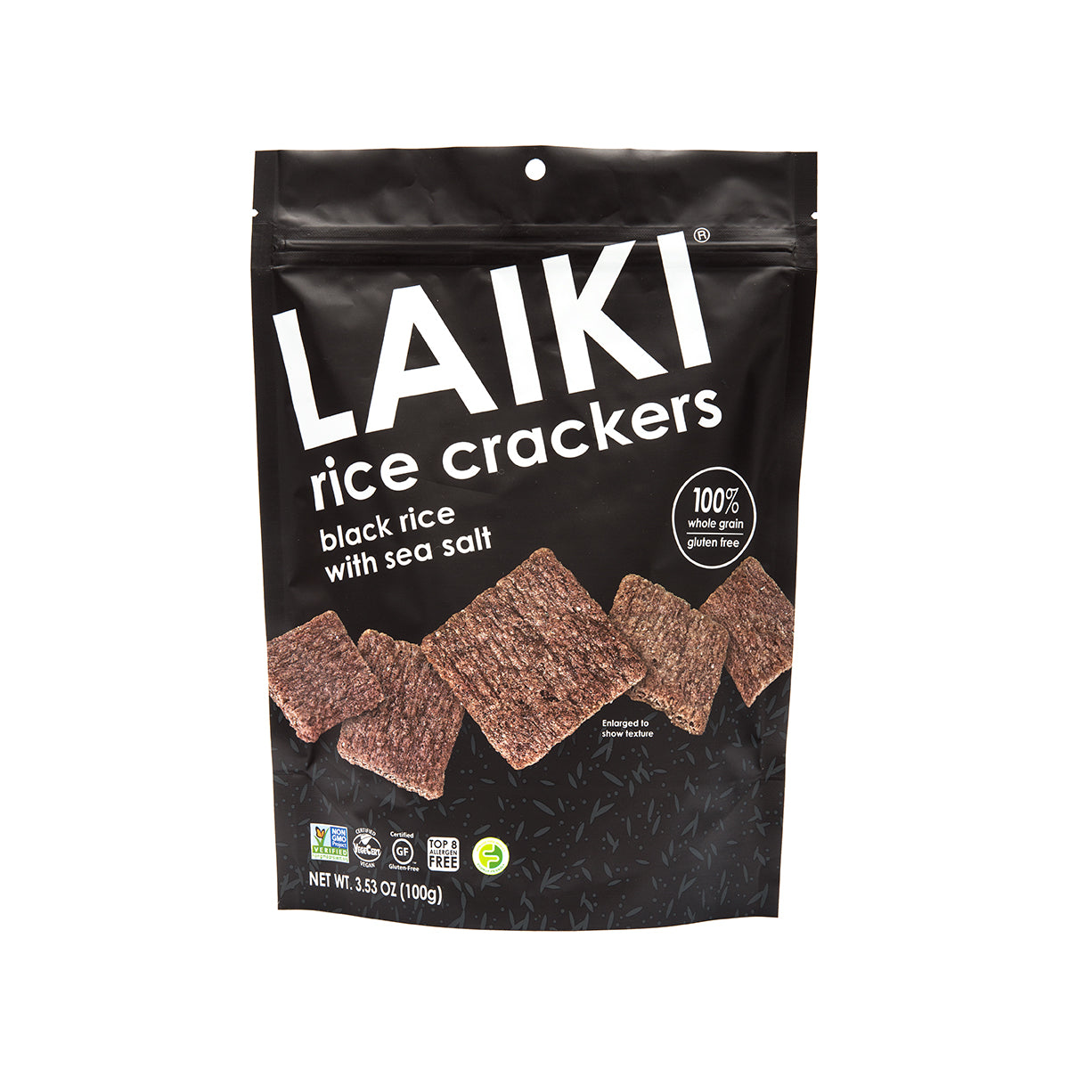 Black Rice Crackers